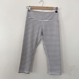 Scorpio Sol  Striped Leggings Black /White EUC